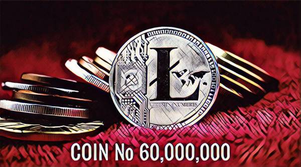 Litecoin: добыли 60-миллионную монету. Юбилейный блок.