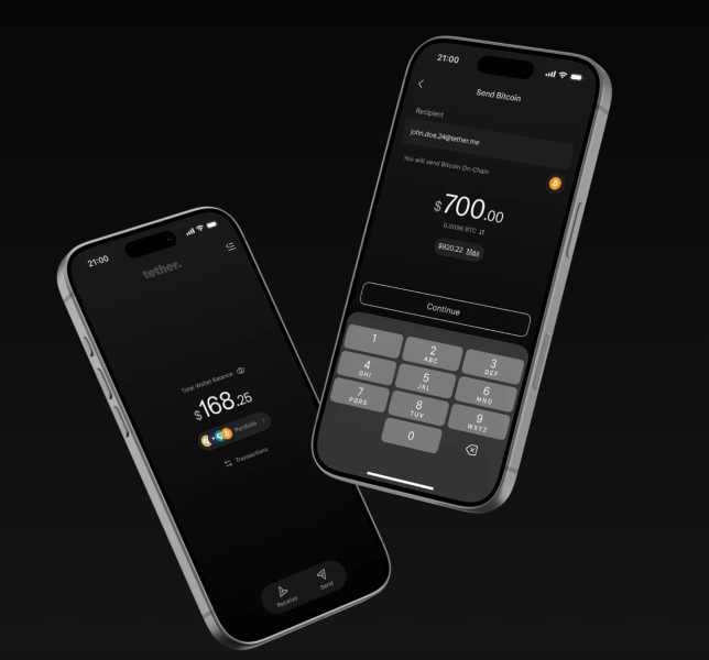 Tether наконец-то выпустили свой собственный кошелек — Tether Wallet, и он уже лежит в сторах, можно ставить.